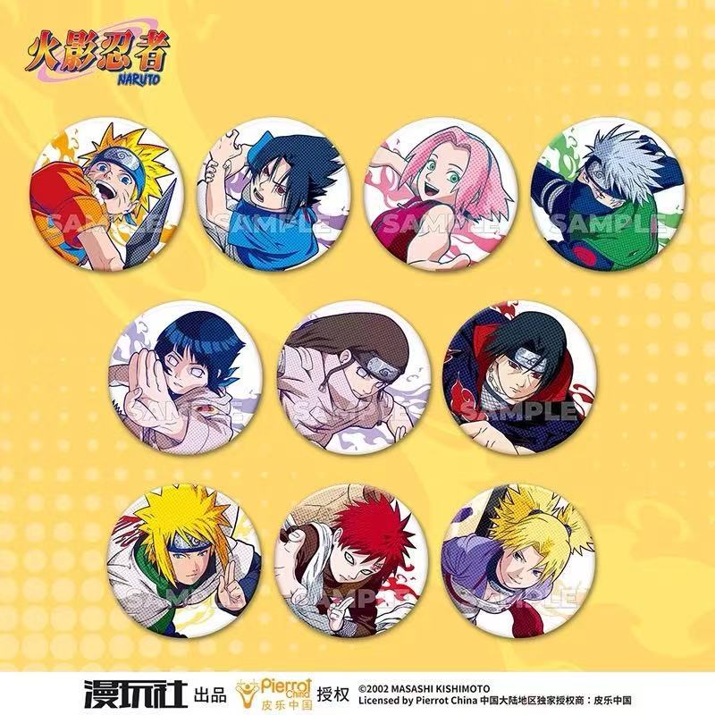 Anime Merchandise Wholesale - Original Naruto Spot Series Tin Badge