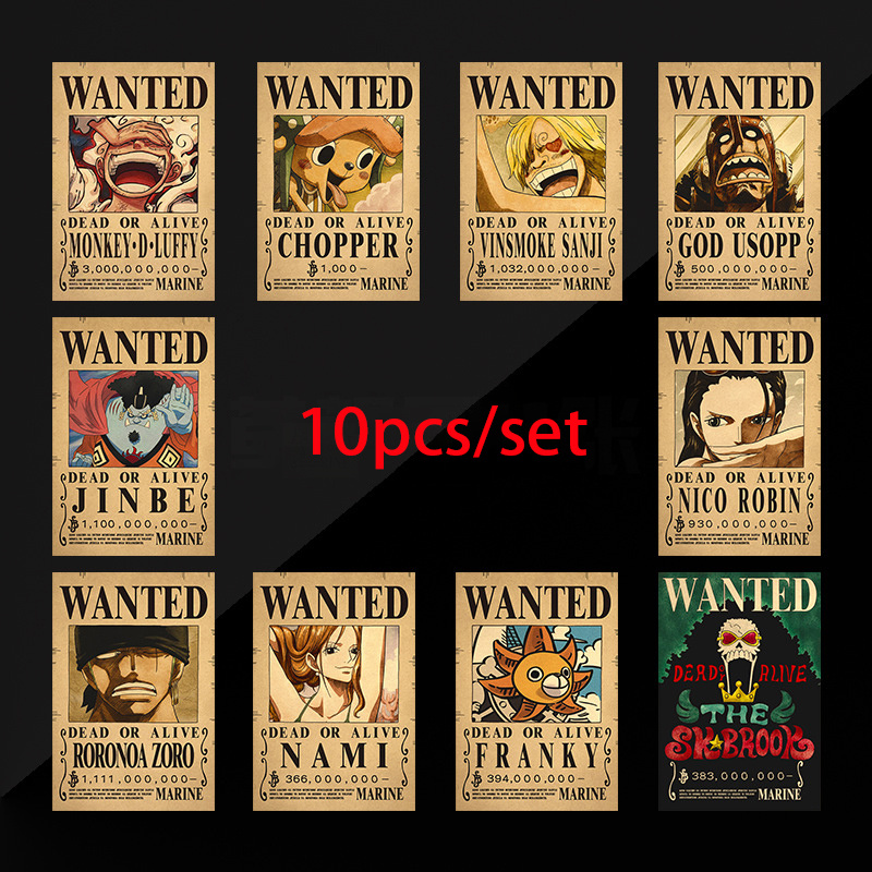 10pcs Anime One Piece Luffy 3  - đánh giá và giá Zoro Anime Merchandise